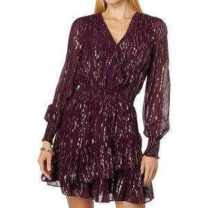 NWT Lilly Pulitzer Size 10 Cristiana Dress in Cherry Ganache Fish Clip Chiffon